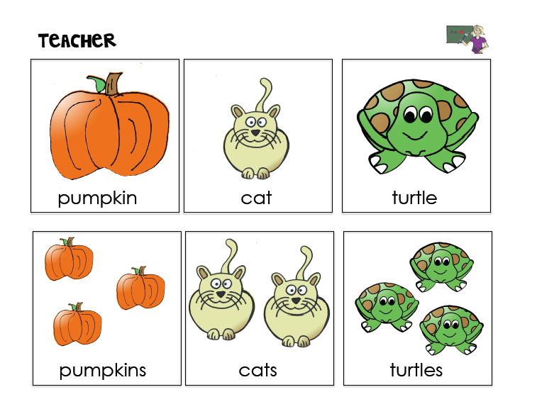 Teaching Plurals In Speech Therapy Tasks For Understanding And Using 