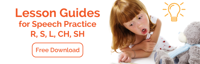 Free Lesson Guides for Speech Practice: R, S, L, SH, CH